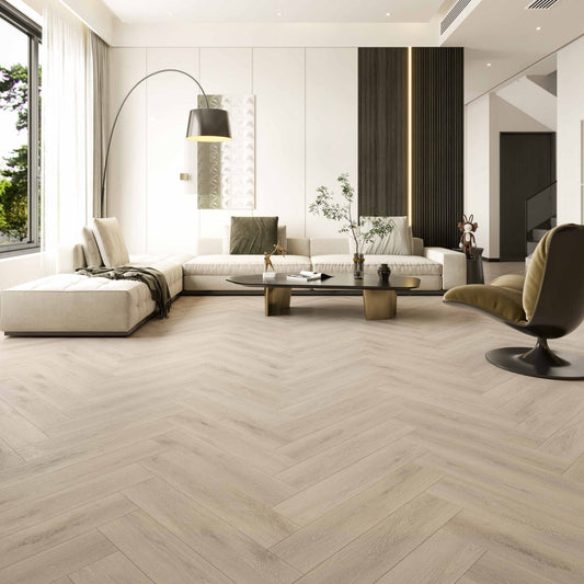 MILANO HERRINGBONE PIAZZA OAK LAMINATE FLOORING AC5