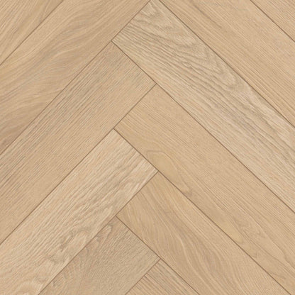 Milano herringbone Terra Oak laminate flooring AC5 - detail