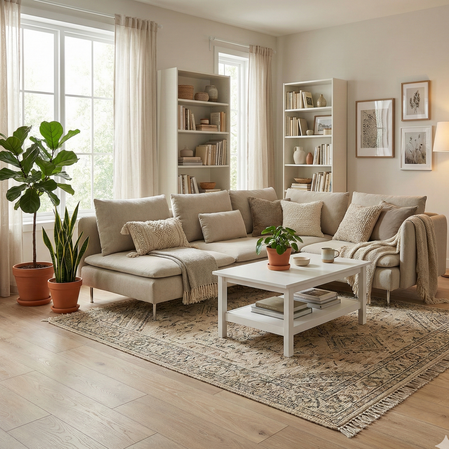 MONOLAM EUROPEAN OAK CRÈME BRUSHED UV MATT VARNISHED