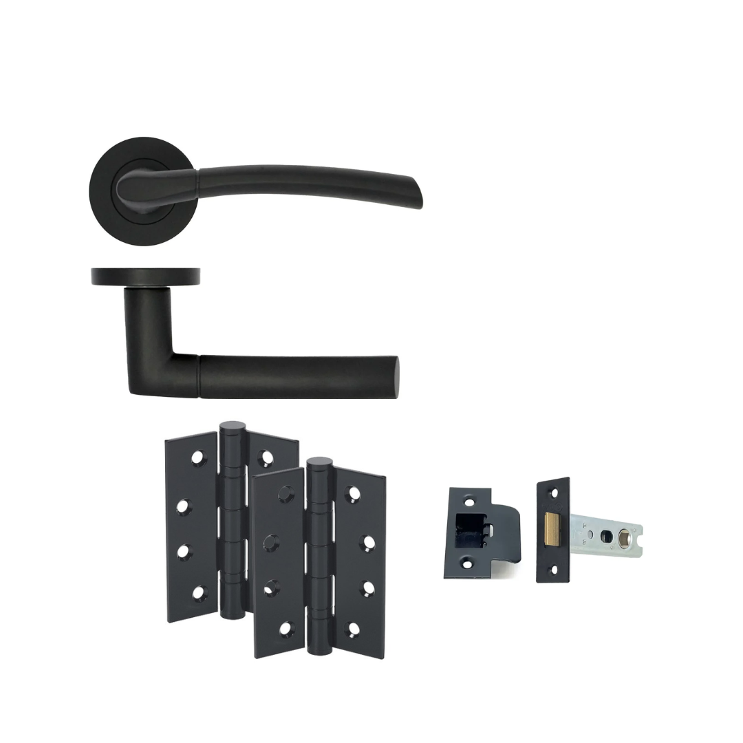 Matt Black Door Handles ANDORRA