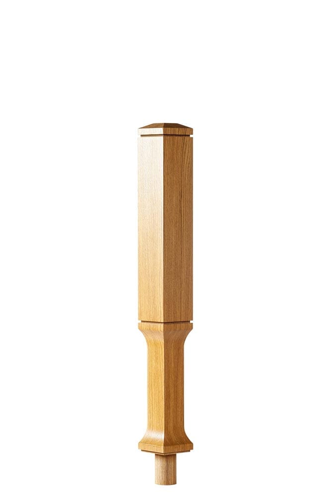 Dublin newel post - double square