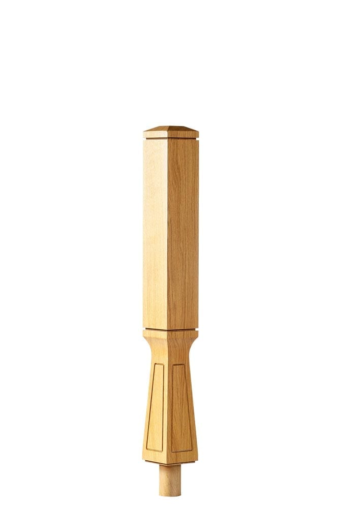 Paris newel post - double square