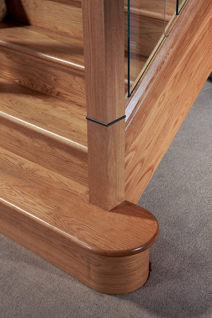 Cladding stairs bullnose step - modern staircase example
