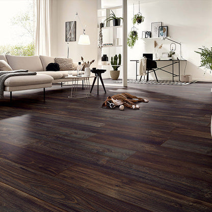 Mammut long plank Mountain Pine Dark laminate flooring AC5 - main image