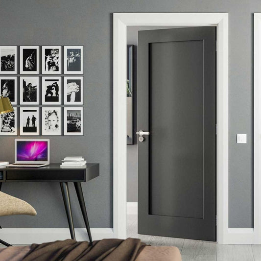 Black Shaker Internal Door