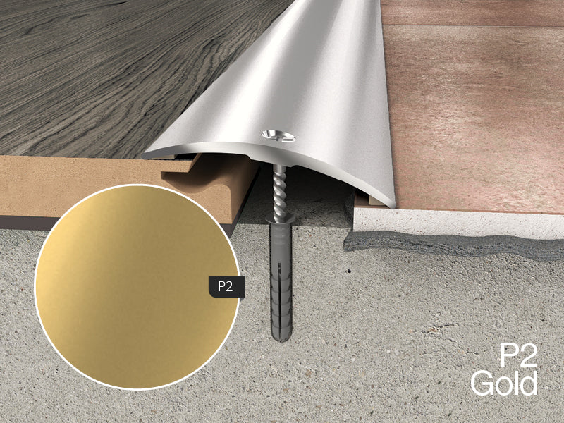 Screw-down door threshold profile, second view