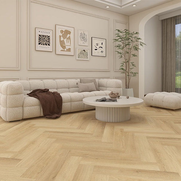 OLYMPUS PRO HERRINGBONE HERMES OAK NUDE SPC FLOORING AC5