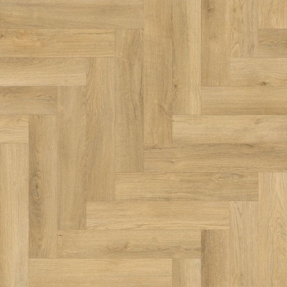 Olympus Pro herringbone Artemis oak beige SPC flooring AC5 - main image