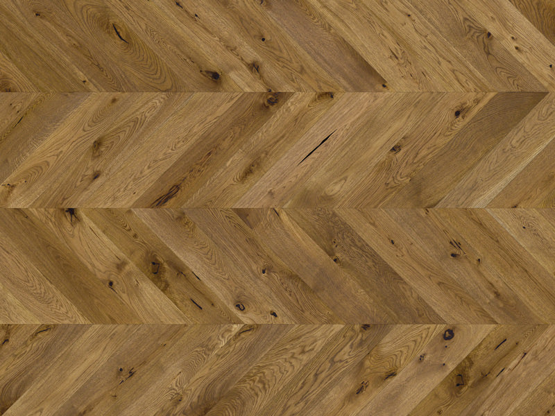 BARISTA OAK MAINLAND / ARABICA CHEVRON BRUSHED MATT LACQUERED ENGINEERED FLOORING