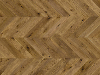 BARISTA OAK MAINLAND / ARABICA CHEVRON BRUSHED MATT LACQUERED ENGINEERED FLOORING