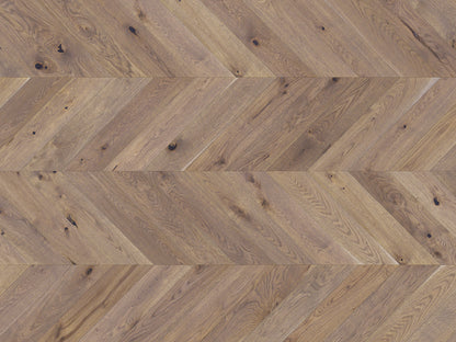 BARISTA OAK SERENE / FRAPPE CHEVRON BRUSHED MATT LACQUERED ENGINEERED FLOORING