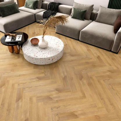 Trinity Oak Herringbone Laminate Flooring 12mm