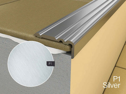 Edge floor profile in Silver