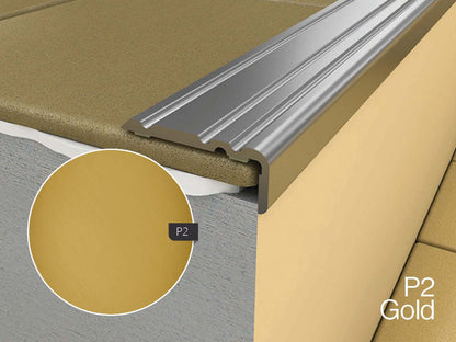 Edge floor profile in Gold