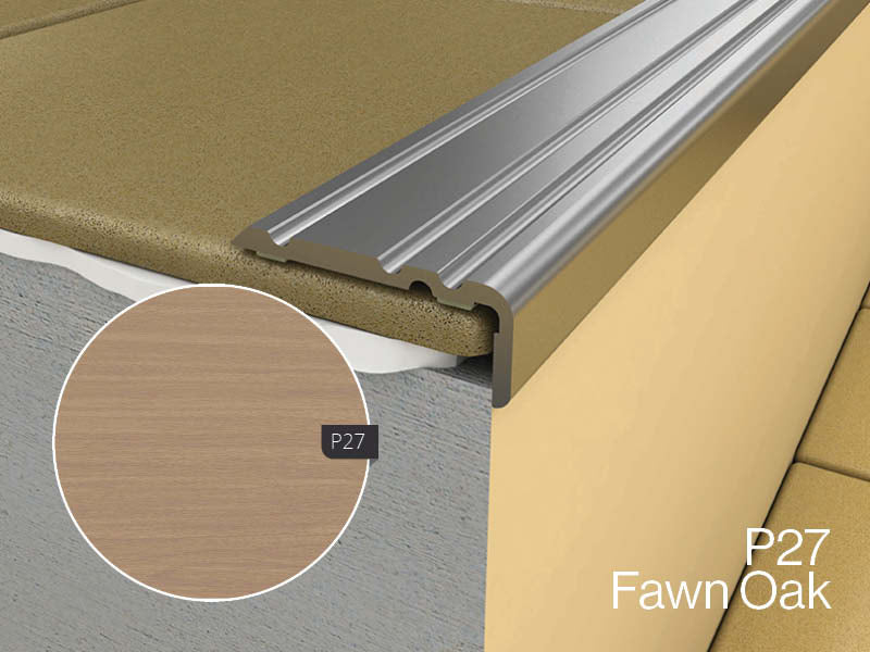 Edge floor profile in Fawn Oak