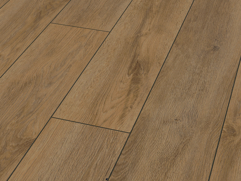 Robusto Plank Premium Oak Brown laminate flooring - detail