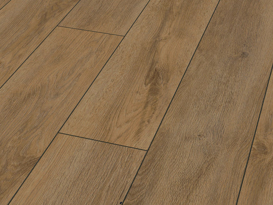 Robusto Plank Premium Oak Brown laminate flooring - detail