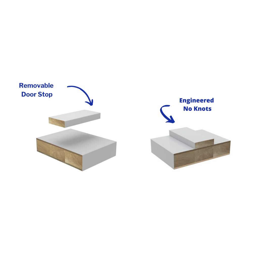 Primed White Door Frame