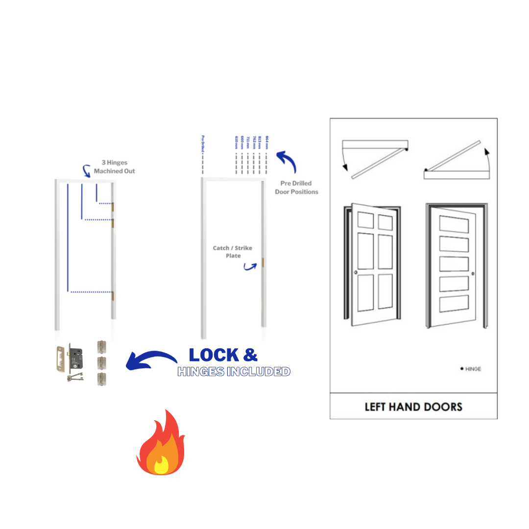 Fire Door Frame – Primed Fd30 - Bpm Supplies