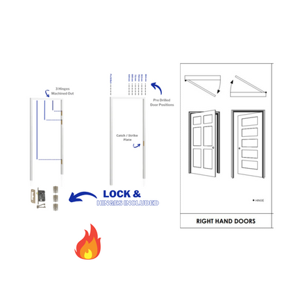 Fire Door Frame – PRIMED FD30