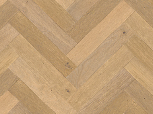90mm x 450mm Herringbone Rhode Island Oak smoked white UV lacquered engineered oak flooring