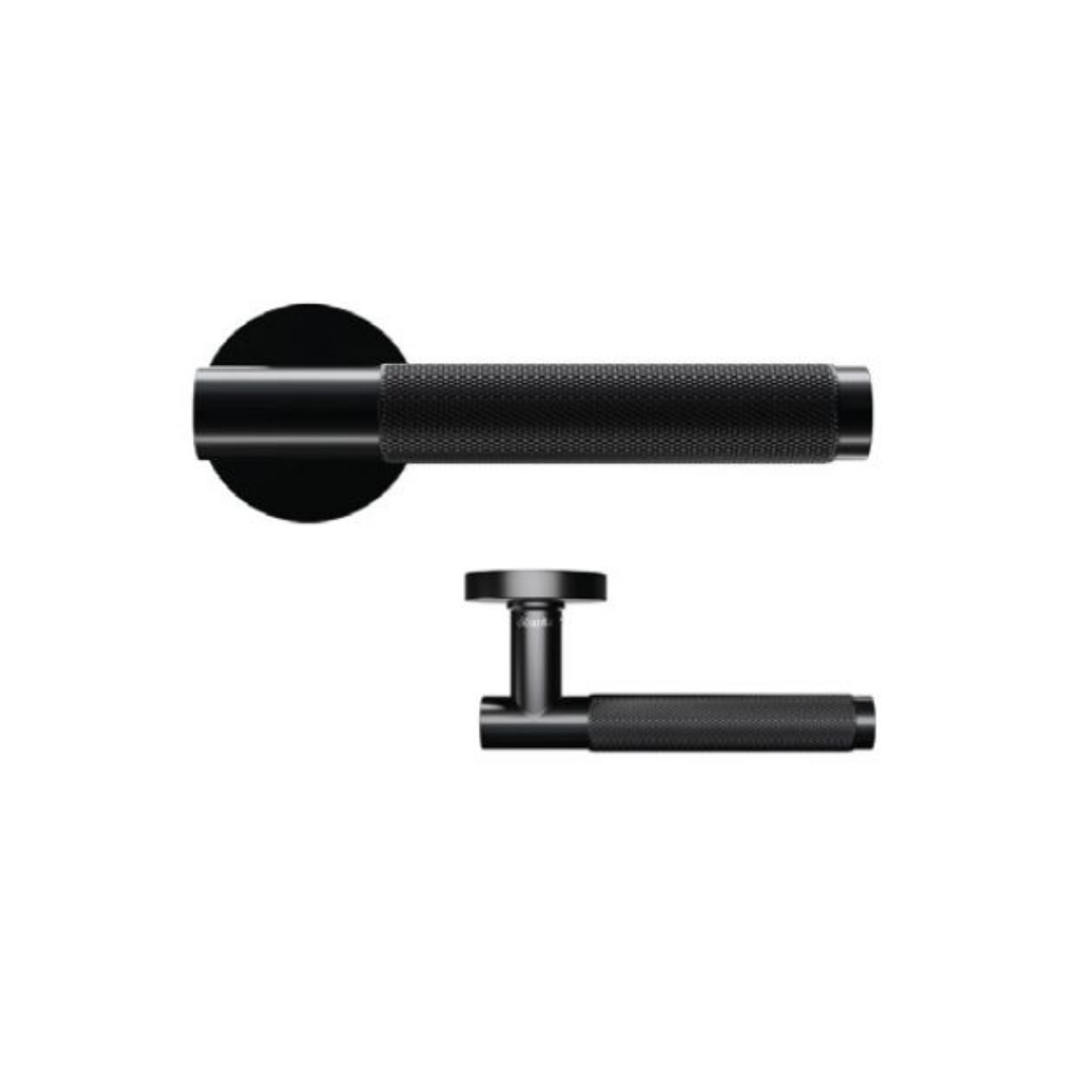 Roma Matt Black Internal Door Handle Sets