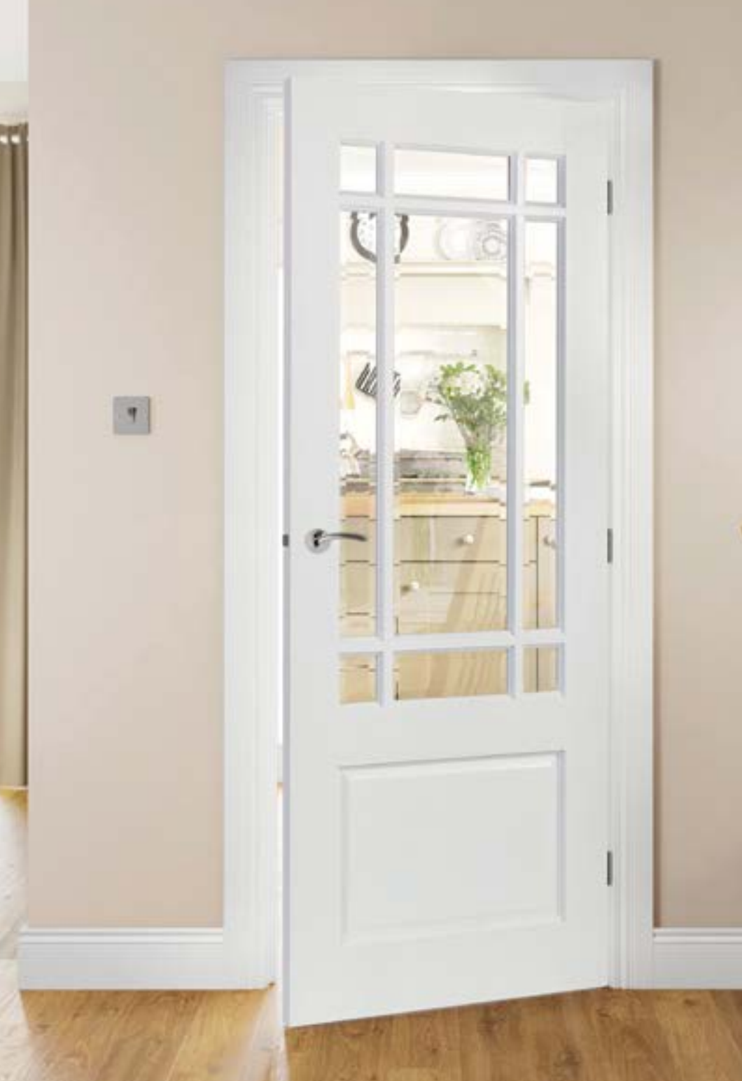 WC33GCB White Internal Door