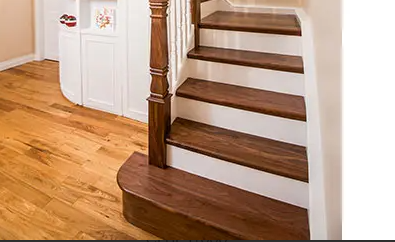 Cladding stairs bullnose step - detail