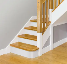 Cladding stairs risers - installed