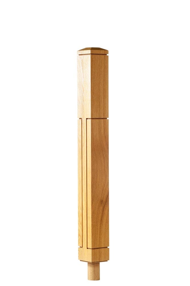 Lisbon newel post - long square