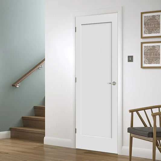 Shaker White Primed Internal Wooden Door WC15