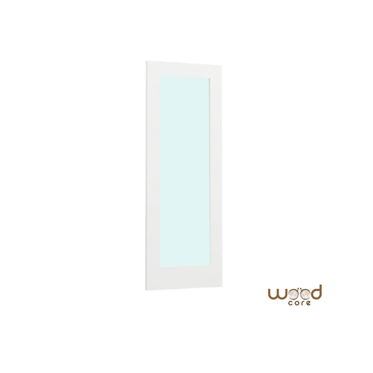 Shaker White Internal Wooden Frosted Glass Door WC15GF