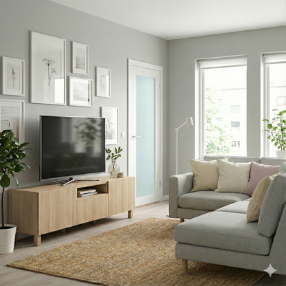 Shaker White Internal Wooden Frosted Glass Door WC15GF Prefinished