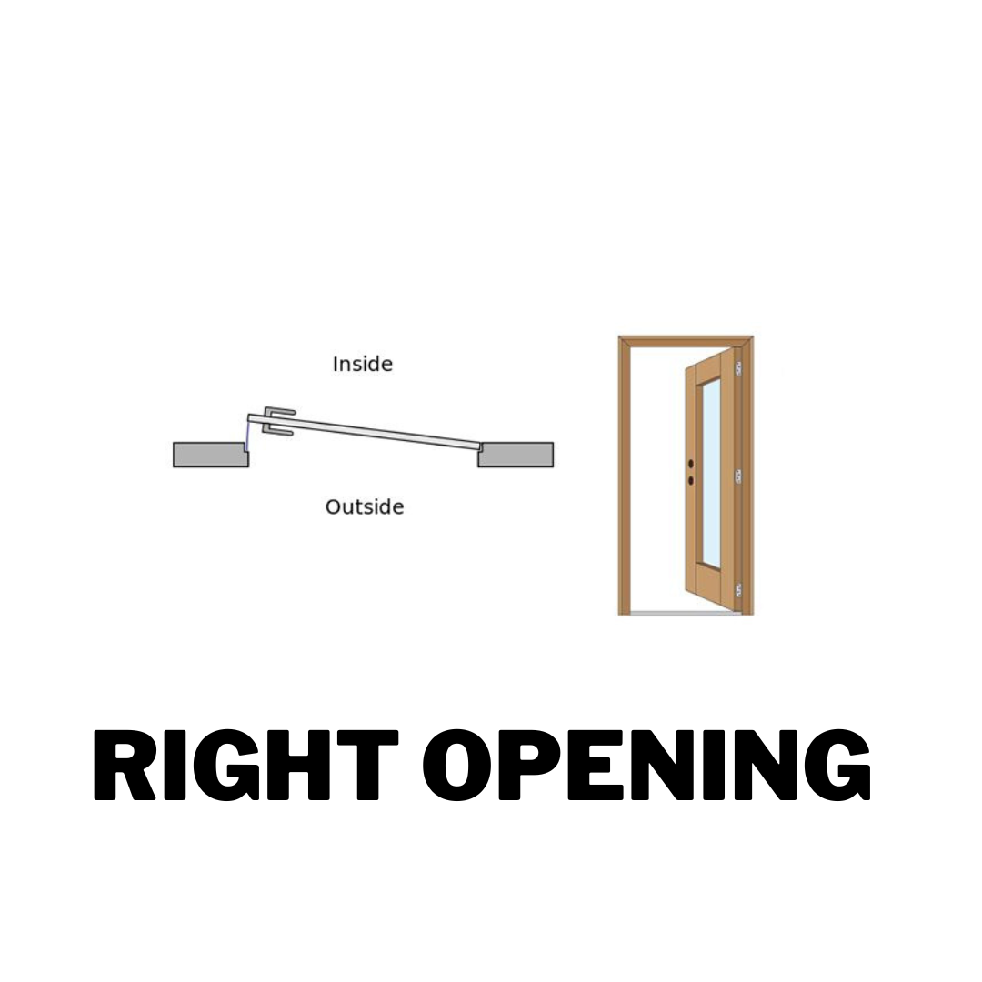 Pre-machined door frame - installed detail