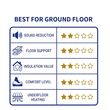 Silver Foil Underlay For Laminate And Semi Solid Flooring
