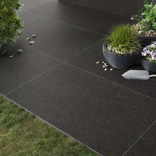 Sira Black Porcelain Tiles & Paving