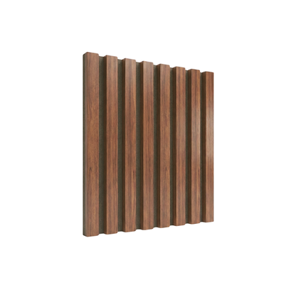 Slat Acoustic Wall Paneling Teak