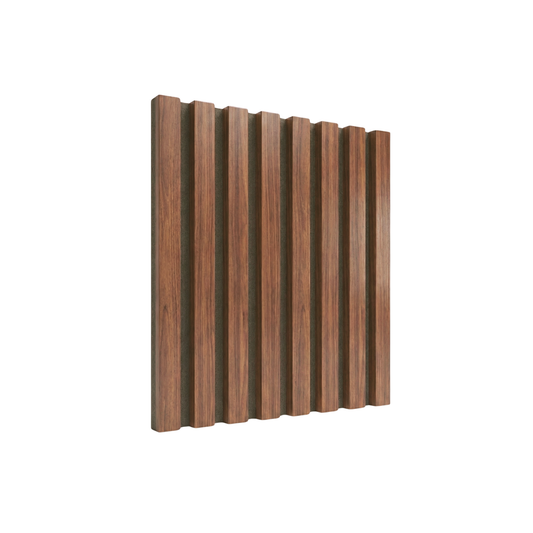 Slat Acoustic Wall Paneling Teak