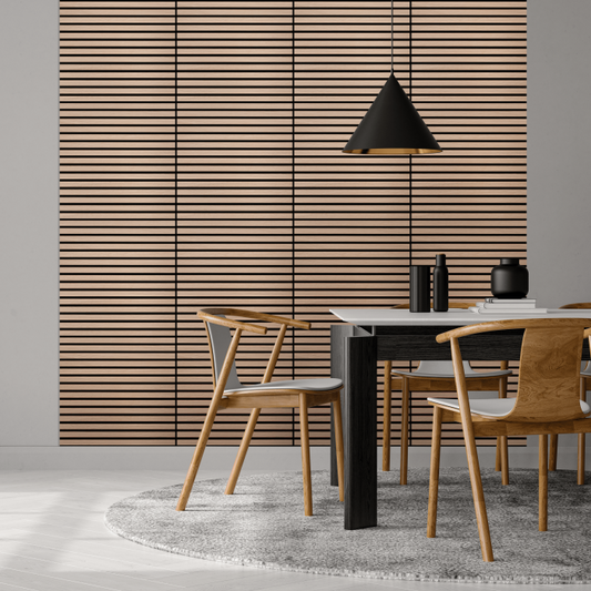 Slat Wall Panelling Classic Oak Square