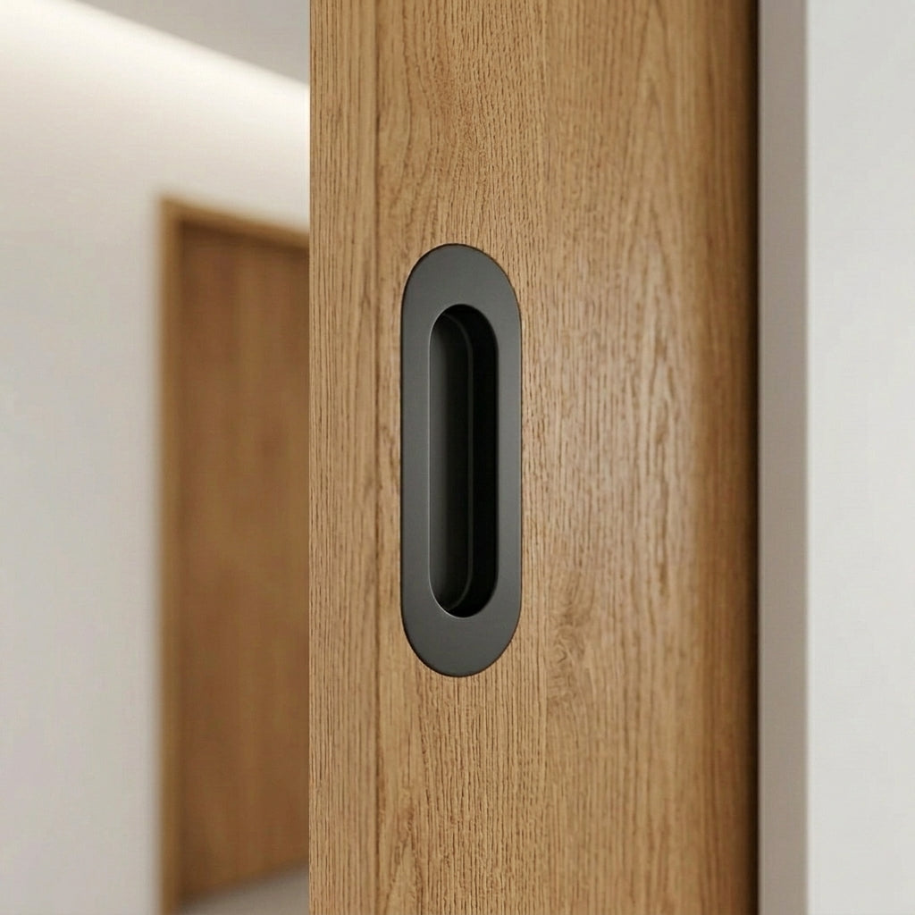 Sliding door inlet, curved