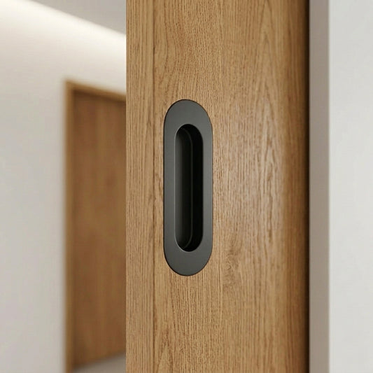 Sliding door inlet, curved