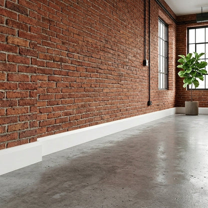 Square Edge Tudor Primed Skirting