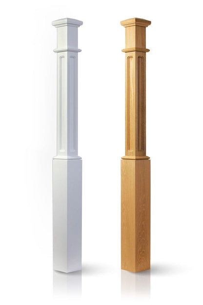 Box newel post - main image