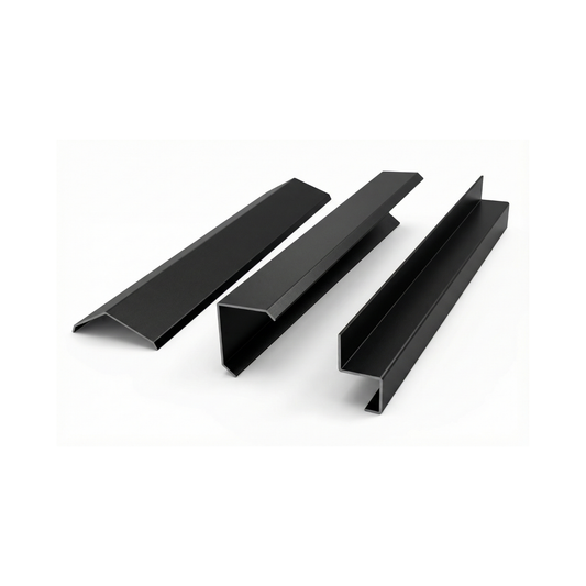 Standing seam steel cladding profile trims and flashing - main image