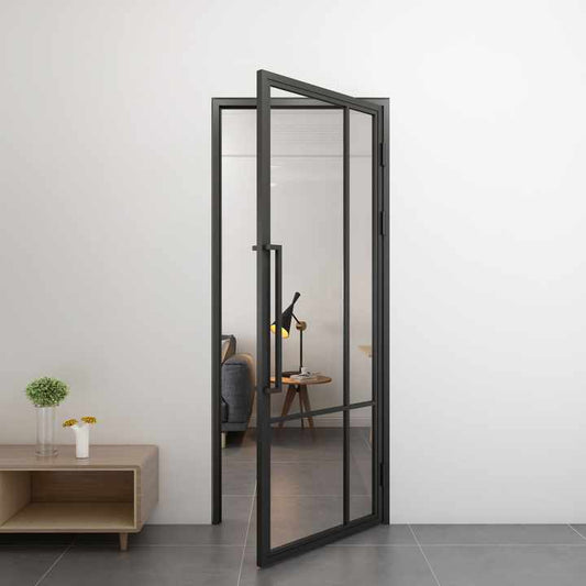 Steel Black Modern Internal Doors