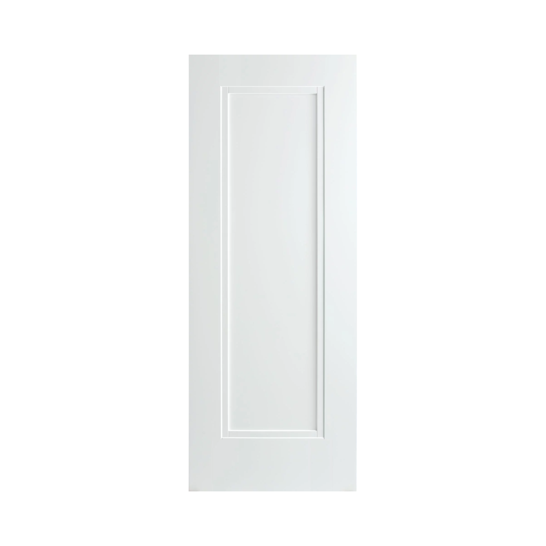 Stepped Molding White Primed Internal Wooden Door WC22