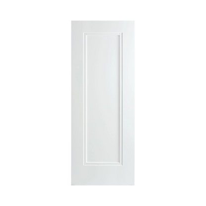 Stepped Molding White Primed Internal Wooden Door WC22