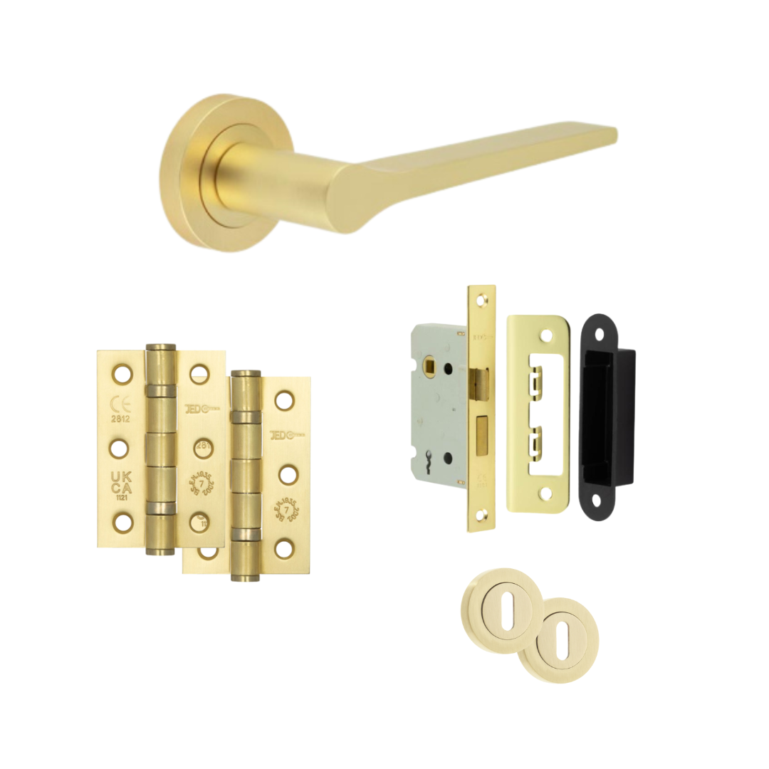 Stockholm Door Internal Brass Handle