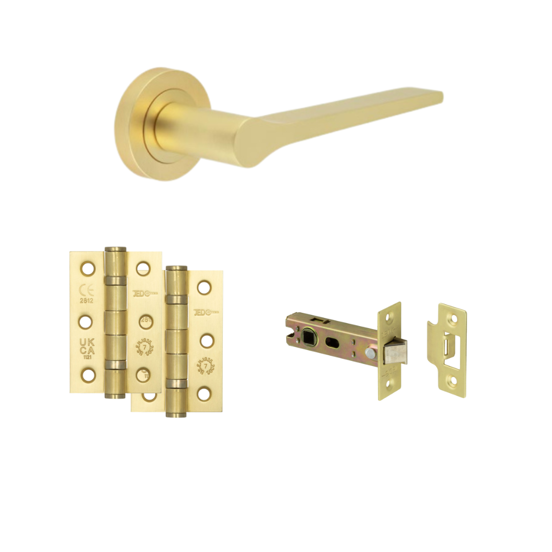 Stockholm Door Internal Brass Handle