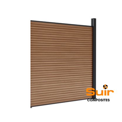 Composite fencing collection oak - detail